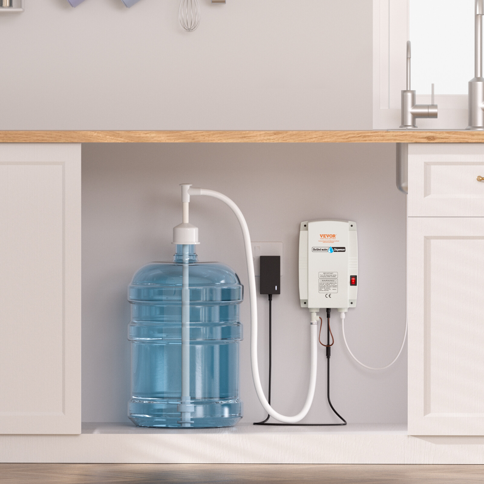 VEVOR AC Bottled Water Dispensing Pump System Replace Bunn Flojet 40PSI