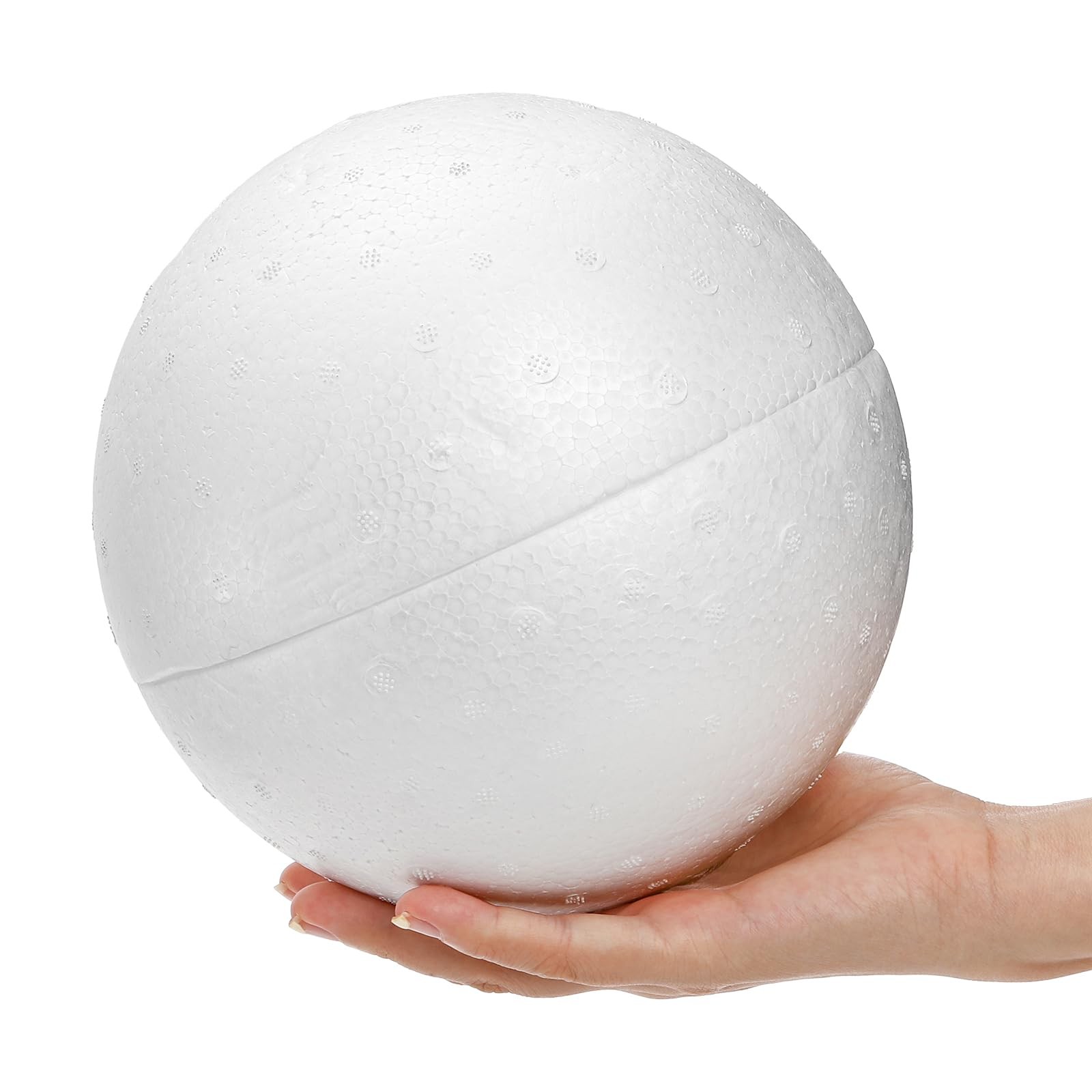 4 Pack Styrofoam Half Sphere Large Hollow Half Ball DIY Crafts White Foam Dome