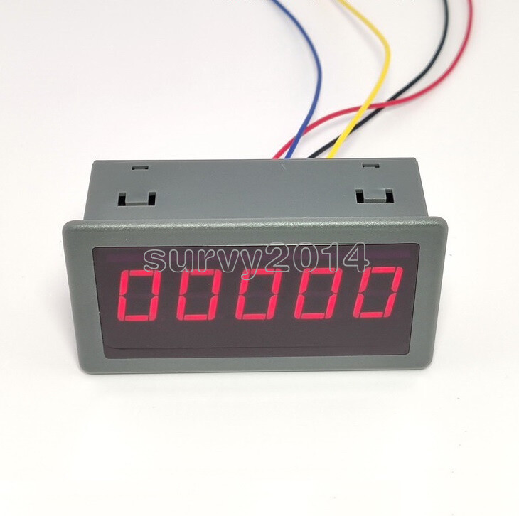 DC 12-24V 0.56" Red LED Digital Counter Meter Count Timer Timing Three Function
