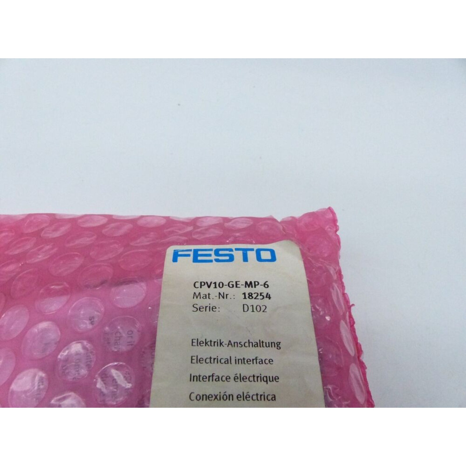 New CPV10-GE-MP-6 Festo 18254 Electrical interface Fast Shipping