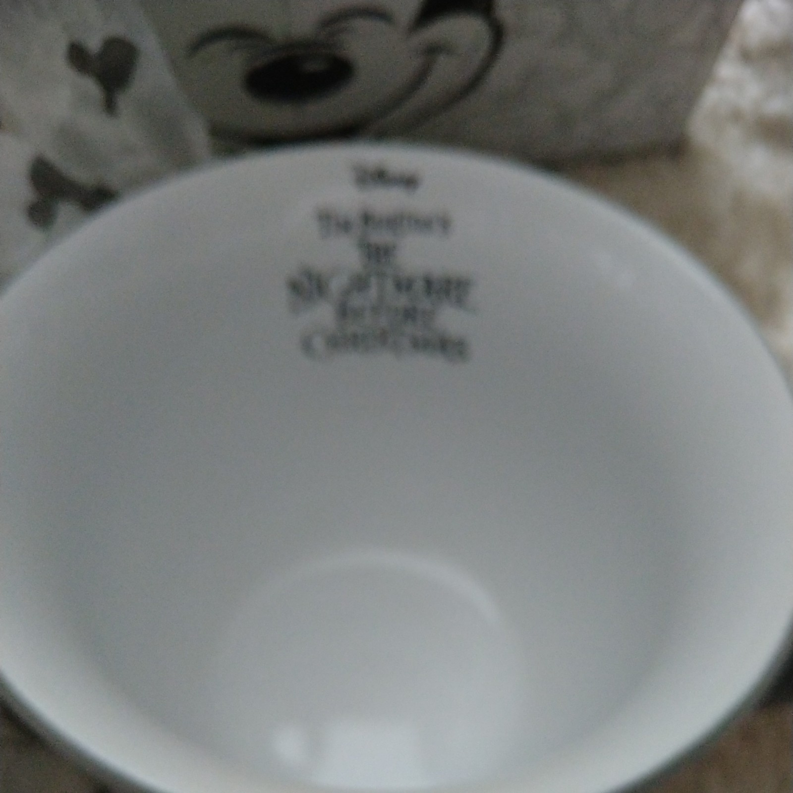 Jack Skellington Mug Disney Nightmare Before Christmas Cup Ceramic Gothic VGC