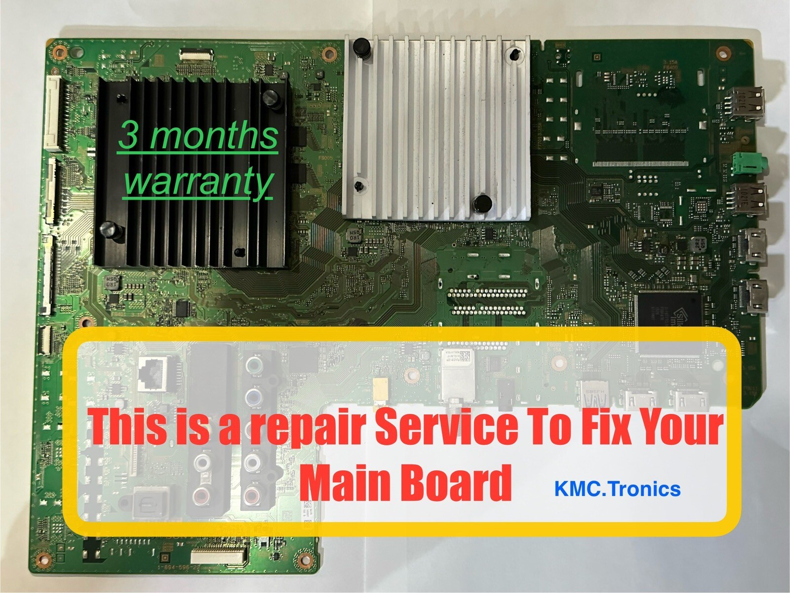Repair🛠Service For Sony XBR65X930C A2072536A A2072536B 1-894-596-21 Main Board