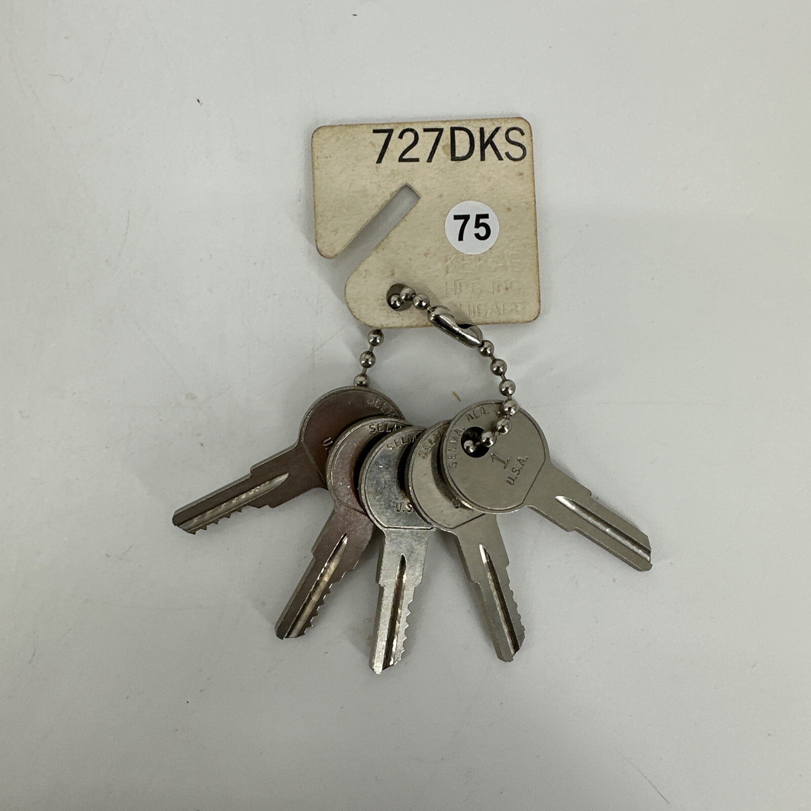 SET OF 5 Selma 727DKS Lock Guide Master Key Set #1-5