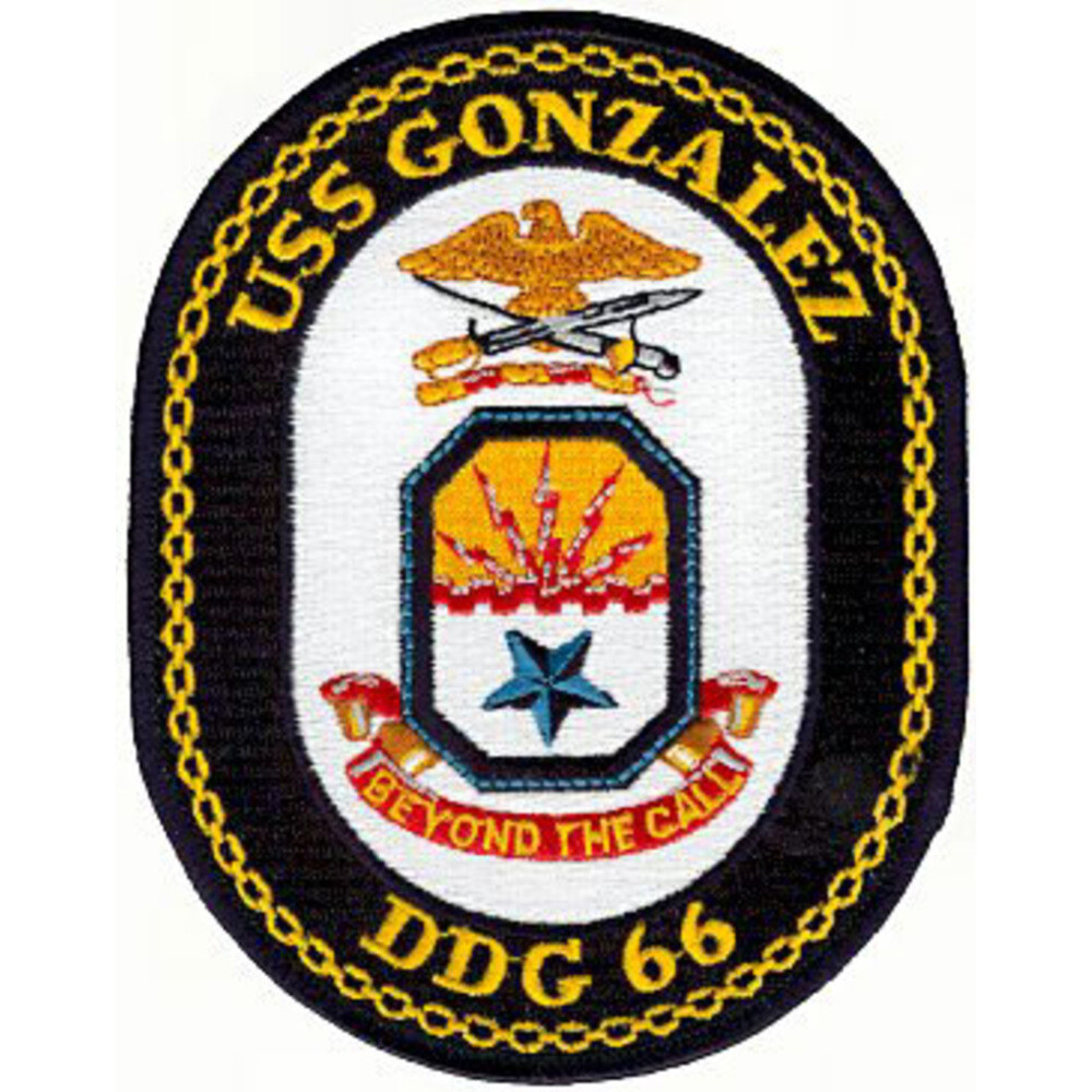 DDG-66 USS Gonzalez Patch
