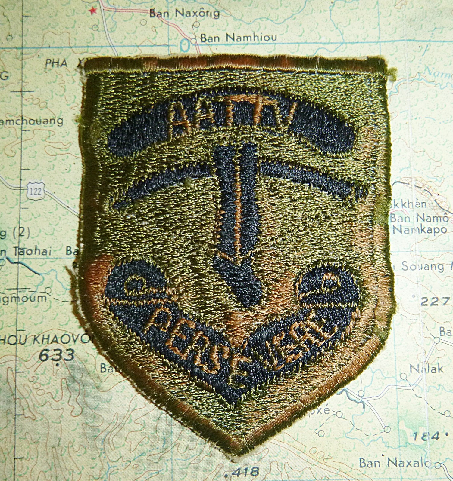 Original Theatre Made - AATTV Patch - Rare Subdued - 1960's - Vietnam War - D40