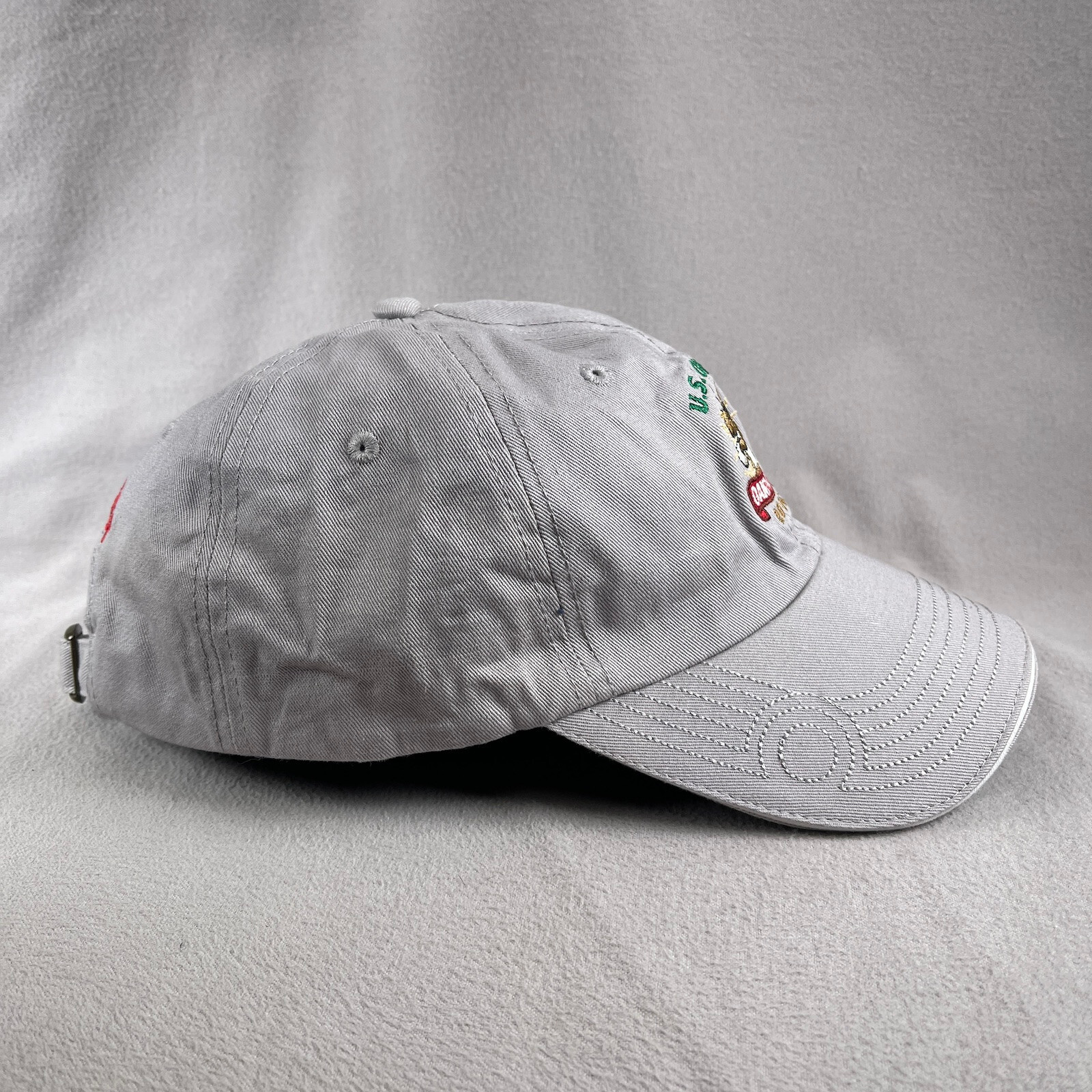 US Open Oakmont Hat Mens Gray Strapback Cap Golf USGA