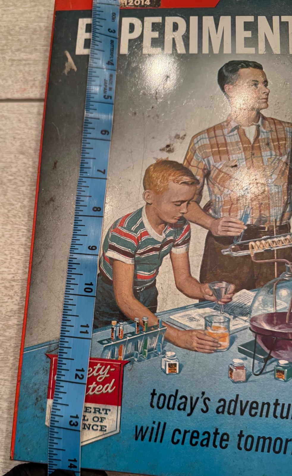 VTG Gilbert chemistry science experiment lab 12014 gatefold 1950s INCOMPLETE