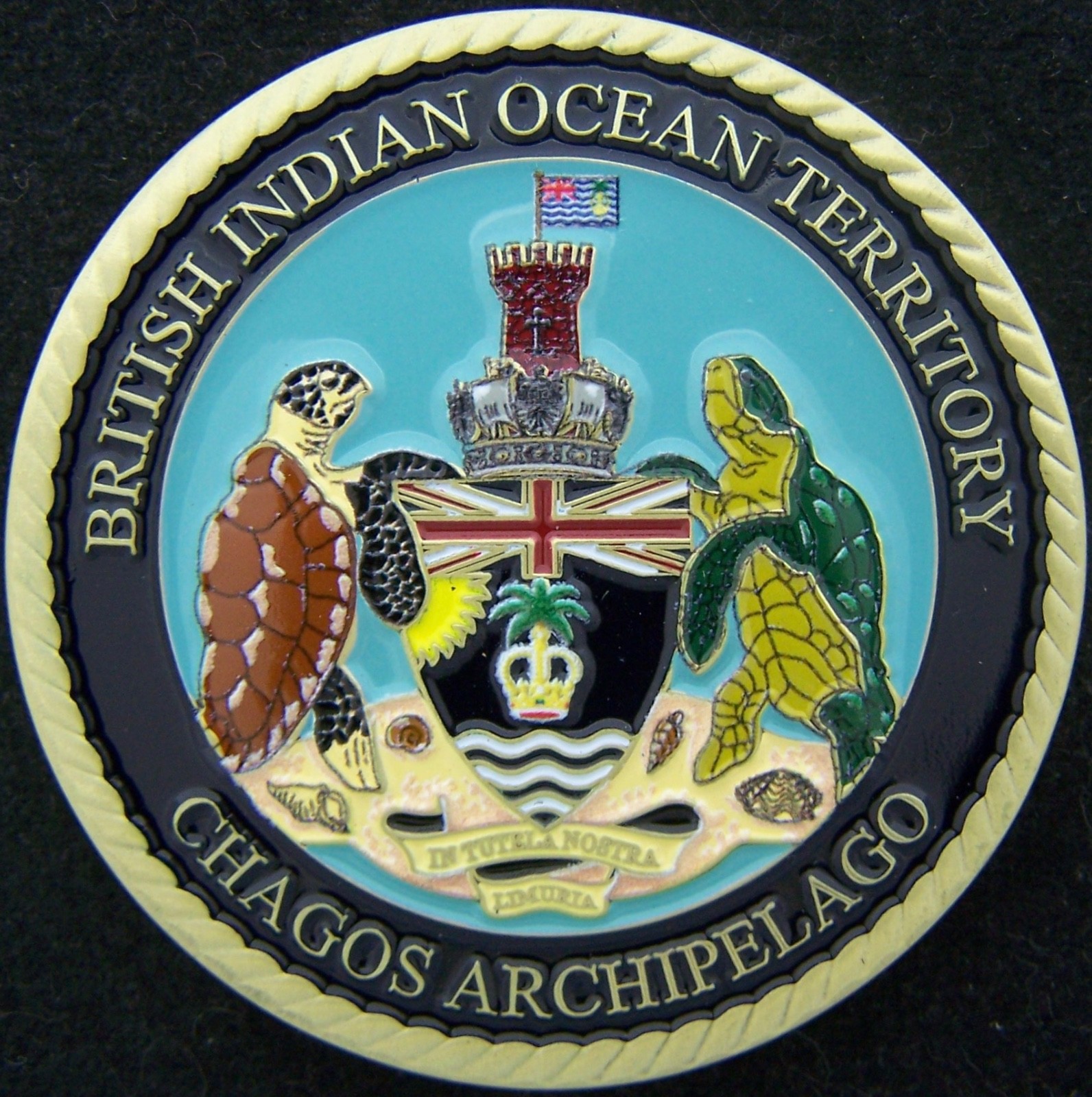 US Navy Support Facility Diego Garcia Challenge Coin
