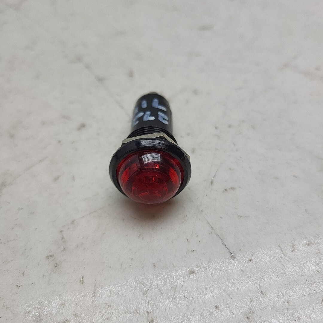 3 Pack Panel Mount Jumbo Neon Lamp Assembly Red Lens 272-710