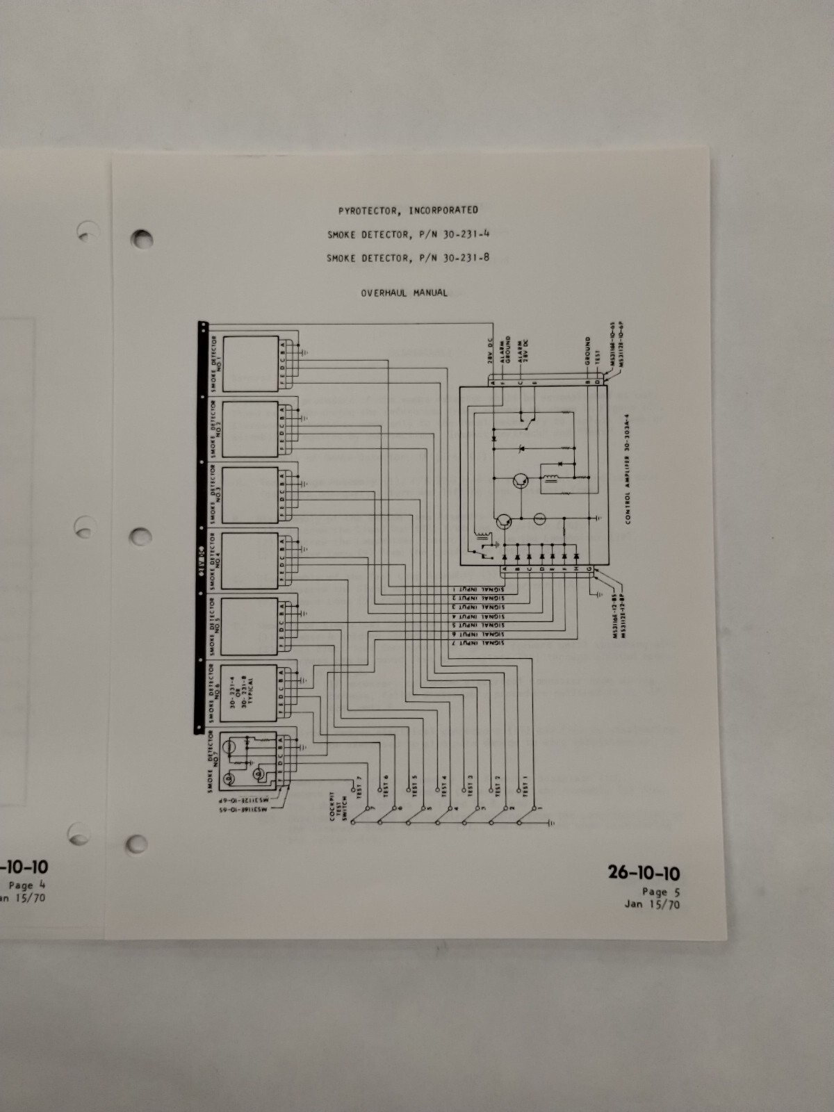 Pyrotector Incorporated Smoke Detector Overhaul Manual-Original
