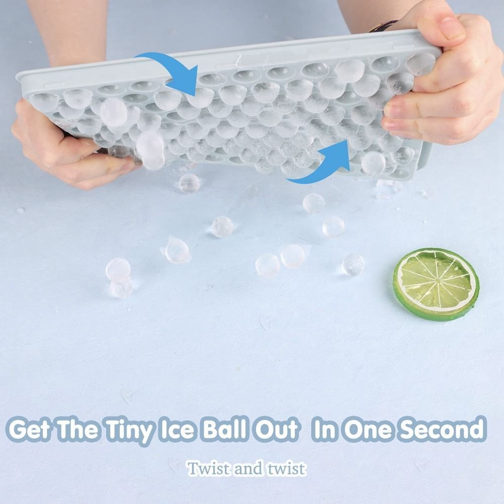 104 Holes Ball Maker Ice Cube Trays Round Mini Ice Cube Mold Ice Cube Trays DIY