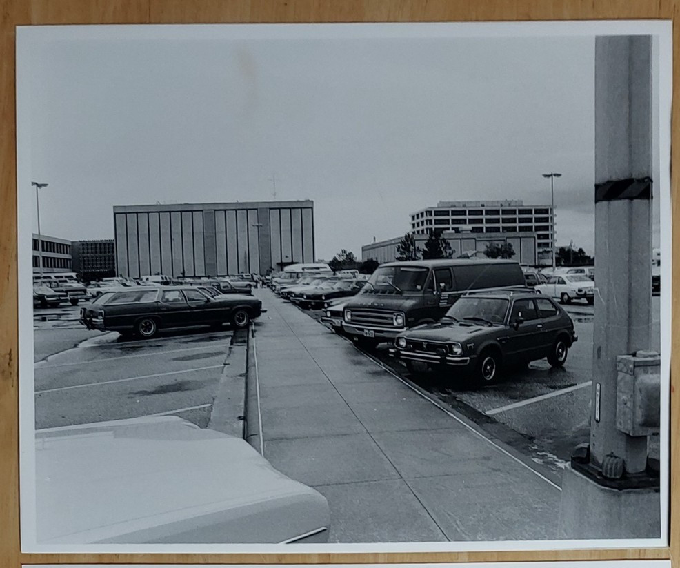 NASA Original Vintage 1970s Black & White Photograph Johnson Space Center JSC