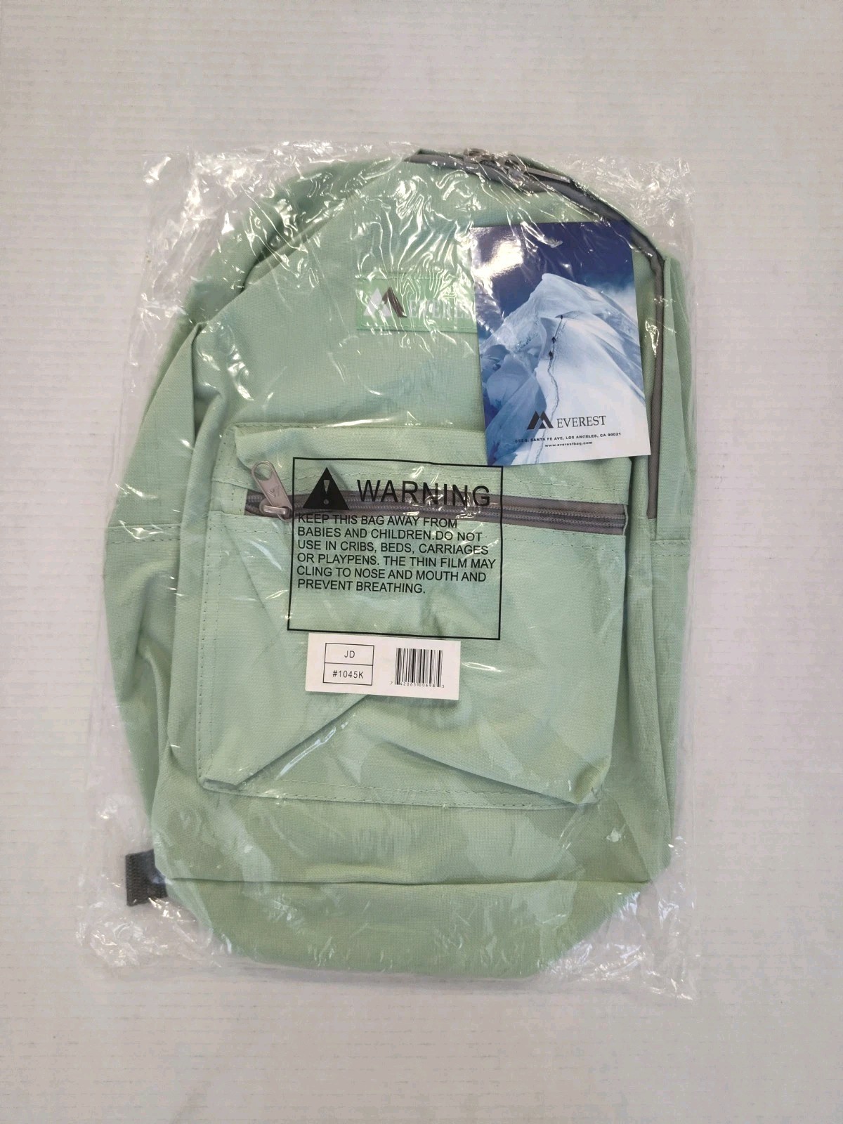 Everest Basic Backpack Jade Green Sports Travel School Work