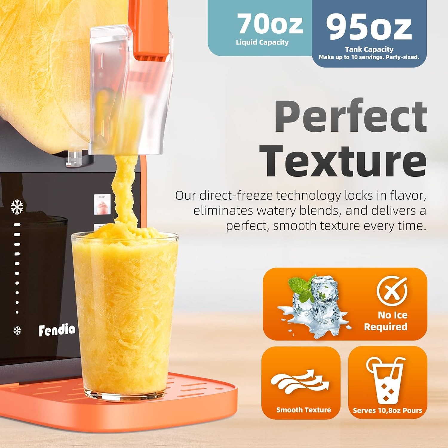 95oz Slushie Machine 6 Presets Party