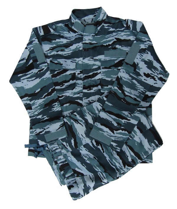 Russian MVD Blue Tiger Stripe Camouflage Size 54-4