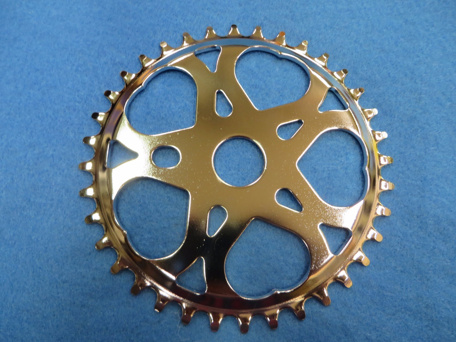 Vintage Lowrider Sweet Heart Sprocket 36t For Single Speed in Chrome - New