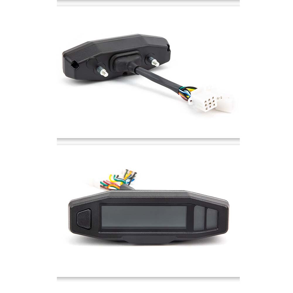 Tachometer Meter Gauge Motorcycle LCD Digital Odometer Speedometer