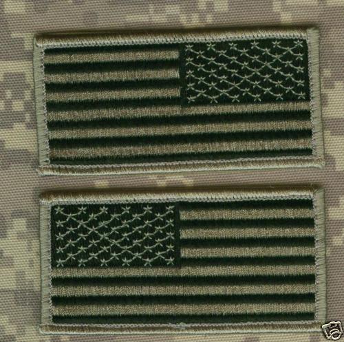 US ARMY JSOC SP OPS ACU BDU OIF OEF JTF UNIFORM vêlkrö US FLAG + REVERSED FLAG