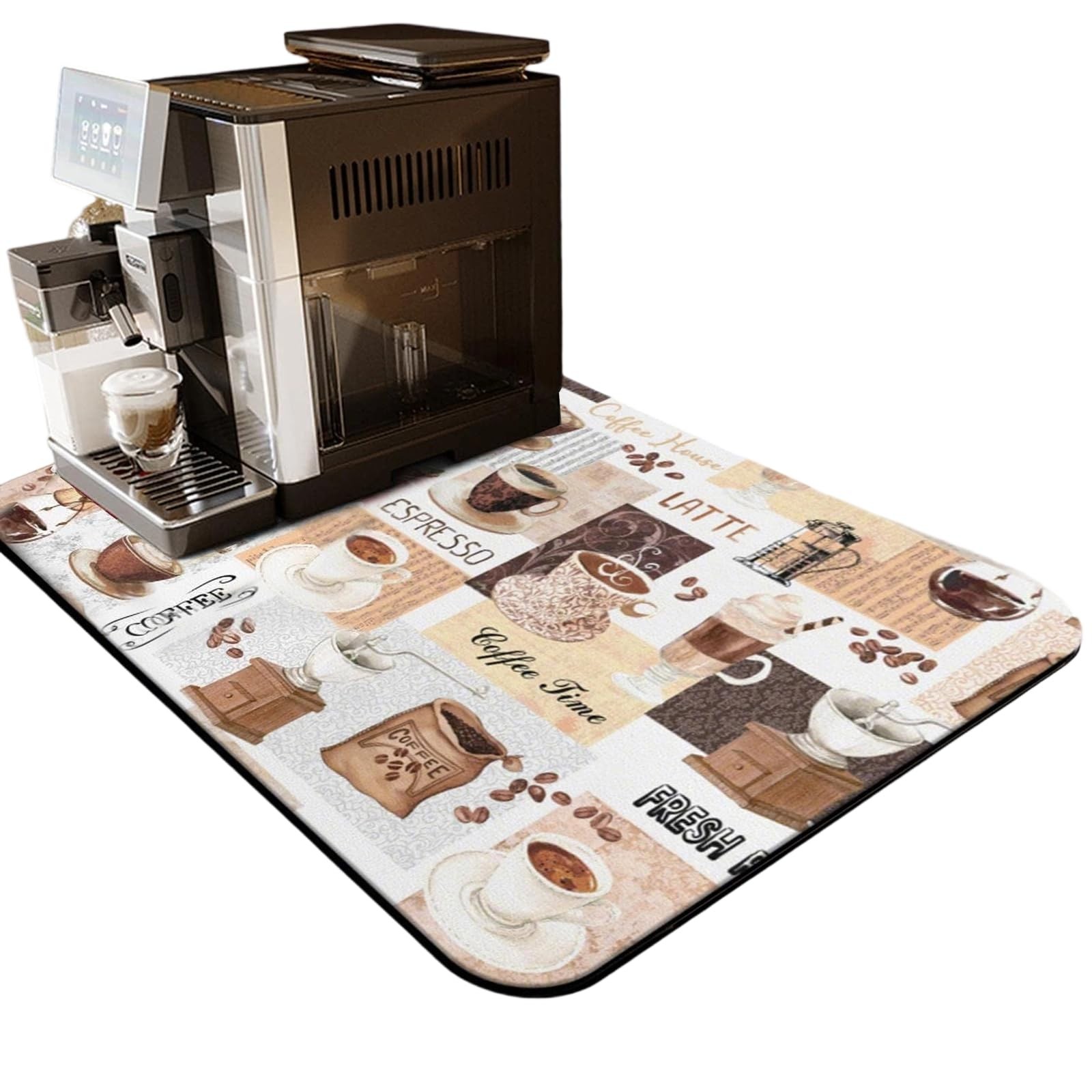 Coffee Mat Bar,Coffee Matt for Counter Mat Bar Mats for Countertop Accessorie...
