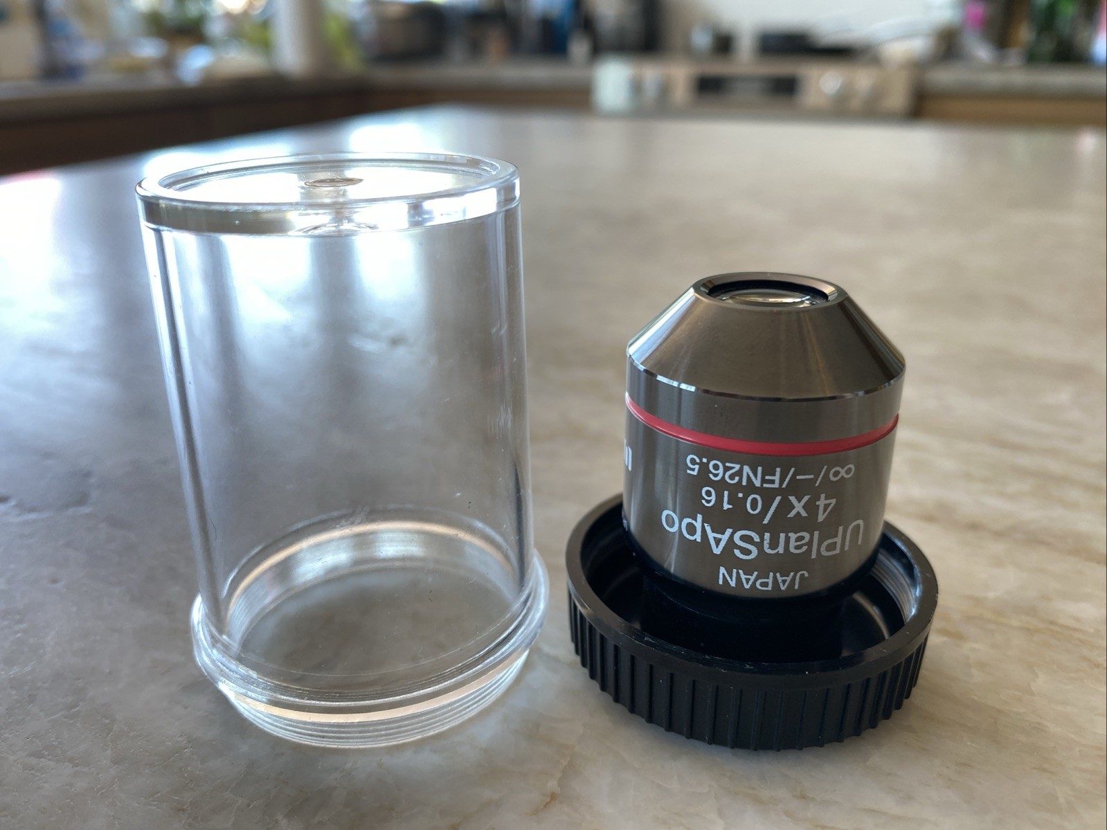 Olympus UPlanSApo 4x/0.16 ∞/- Microscope Objective Lens UIS2