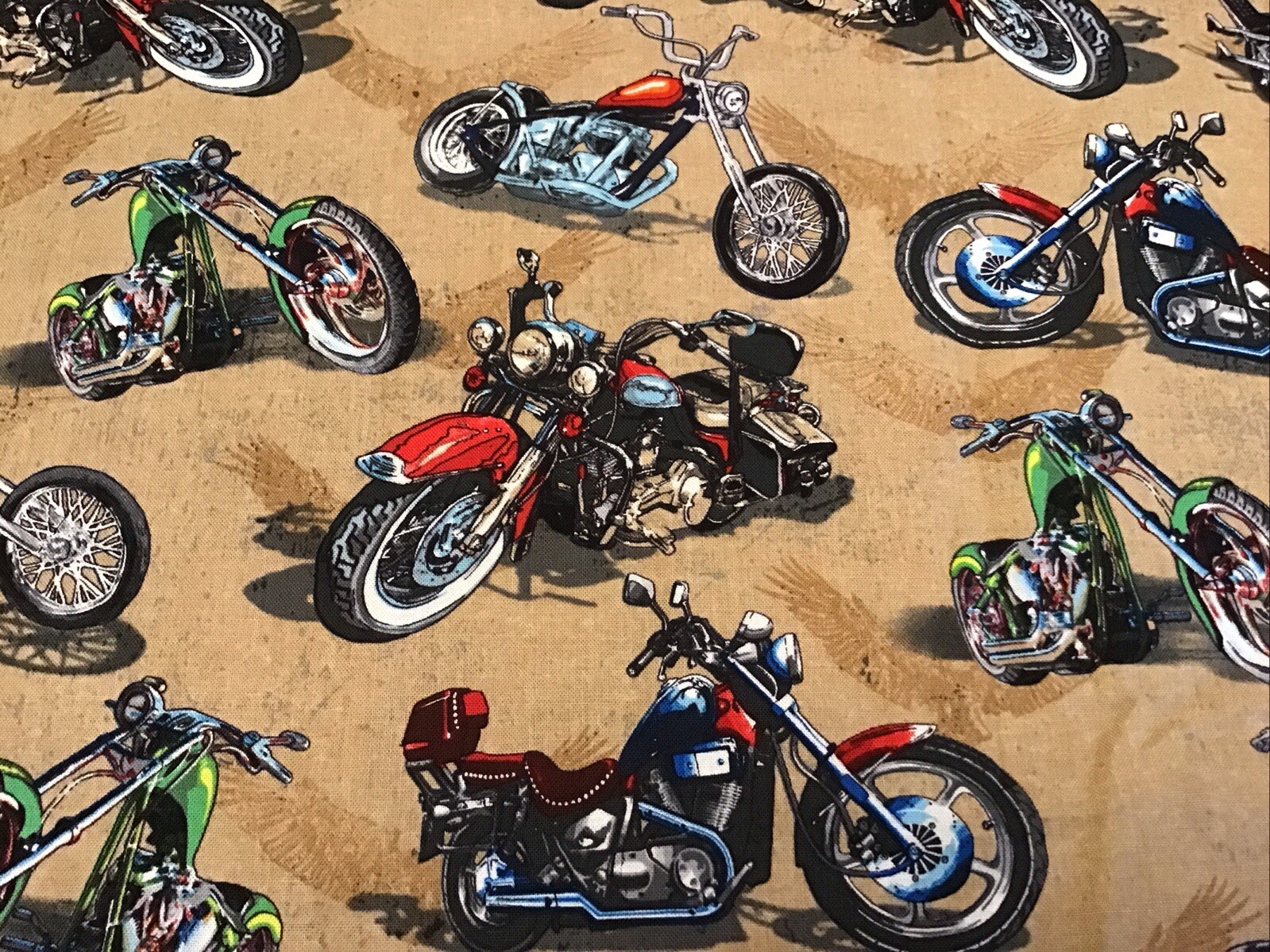 Fabric Motorcycles 5146, sold by the yard