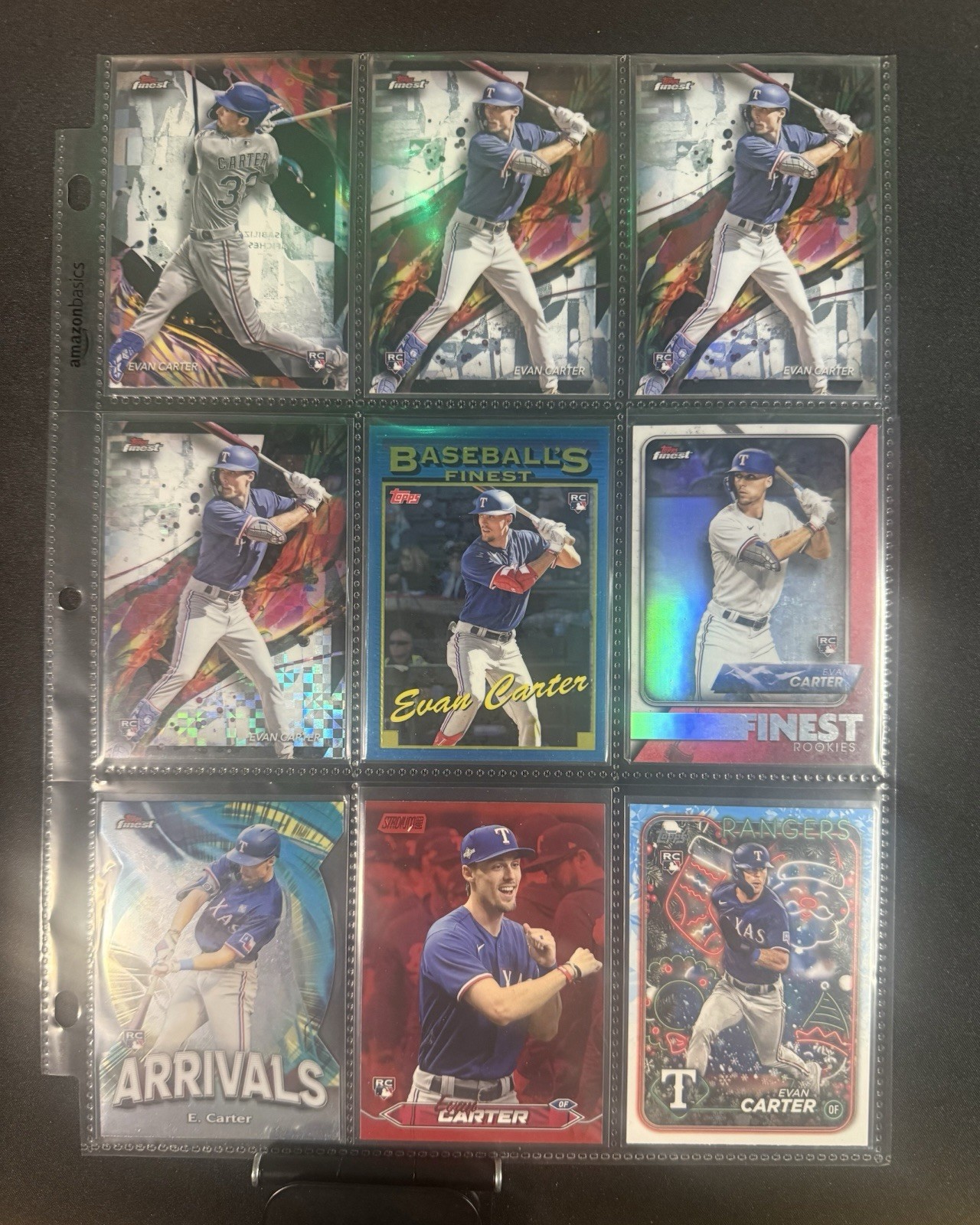 Evan Carter 2024 Topps 38 Card RC Lot Total 56 Cards See Card List