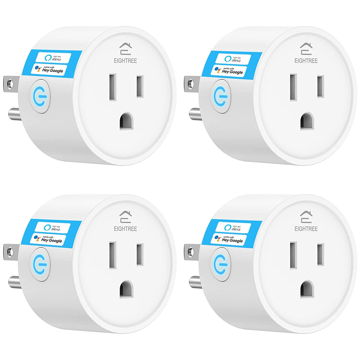 Enchufes Inteligentes Wi-fi Outlet 4 Pack - Enchufes Inteligentes Que Funcio...