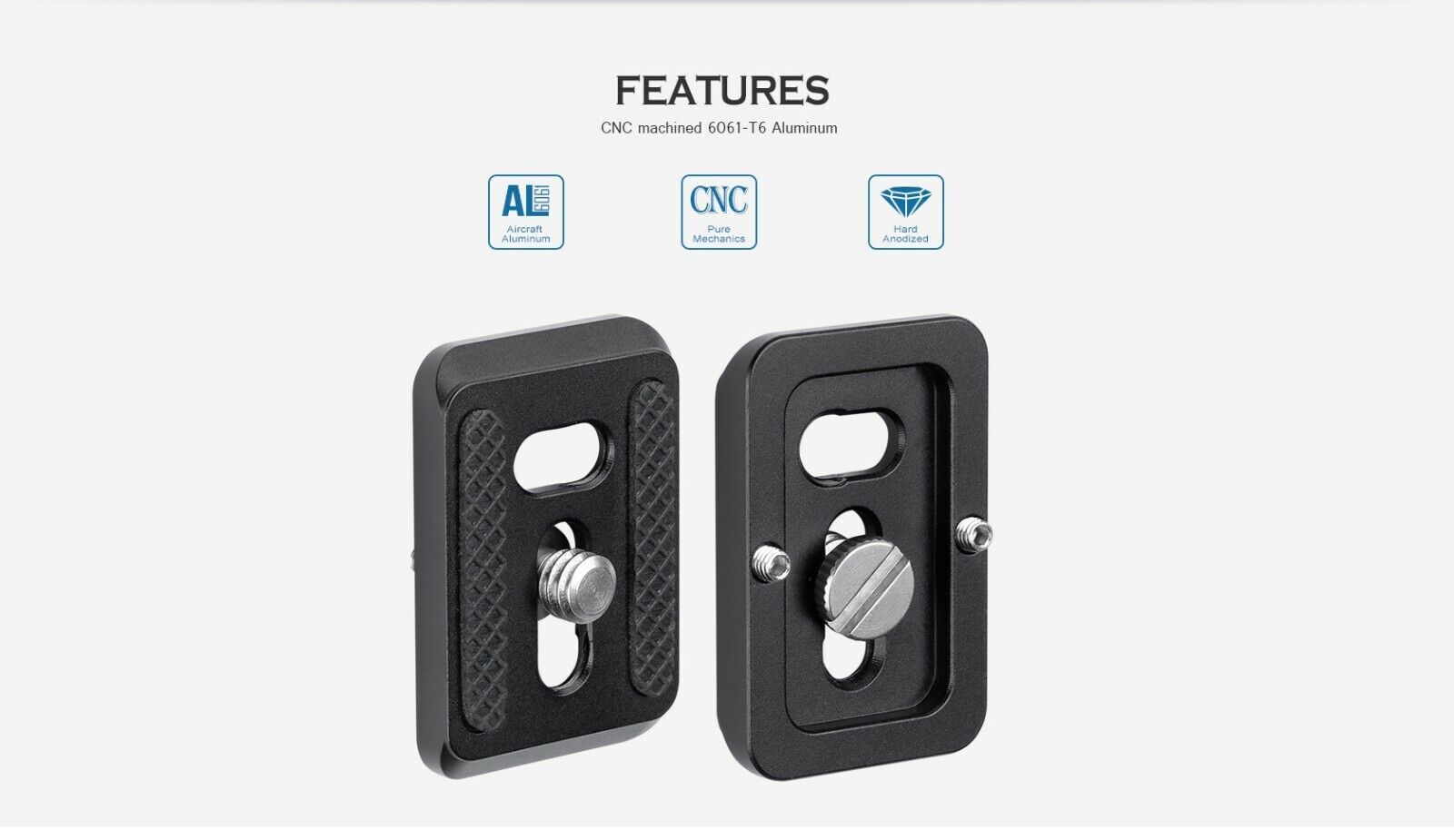 Leofoto PU-25 25x38mm plate / ARCA Compatible