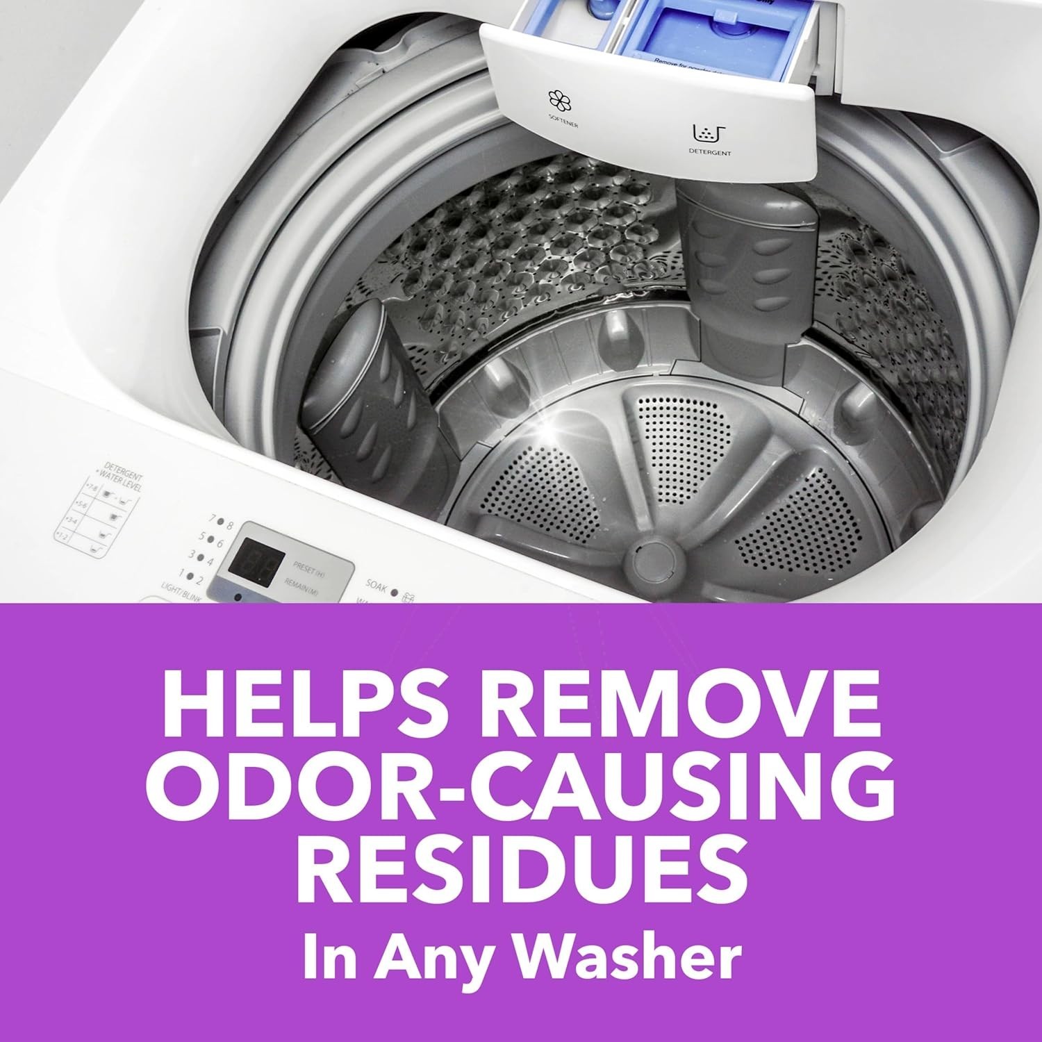 Washing Machine Cleaner with Odor Blasters, 4 Count