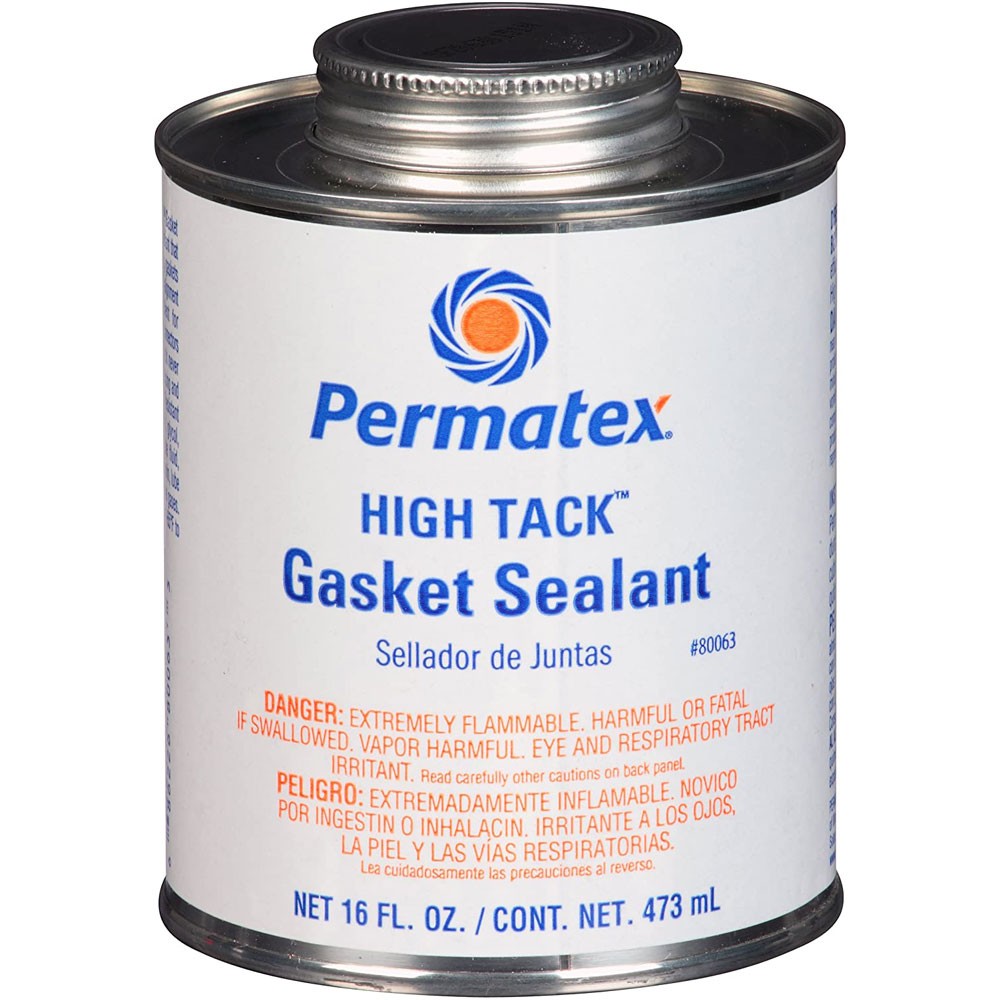 Permatex Gasket Sealant 80063; High Tack 16 oz. Brush-on Resin, General Purpose