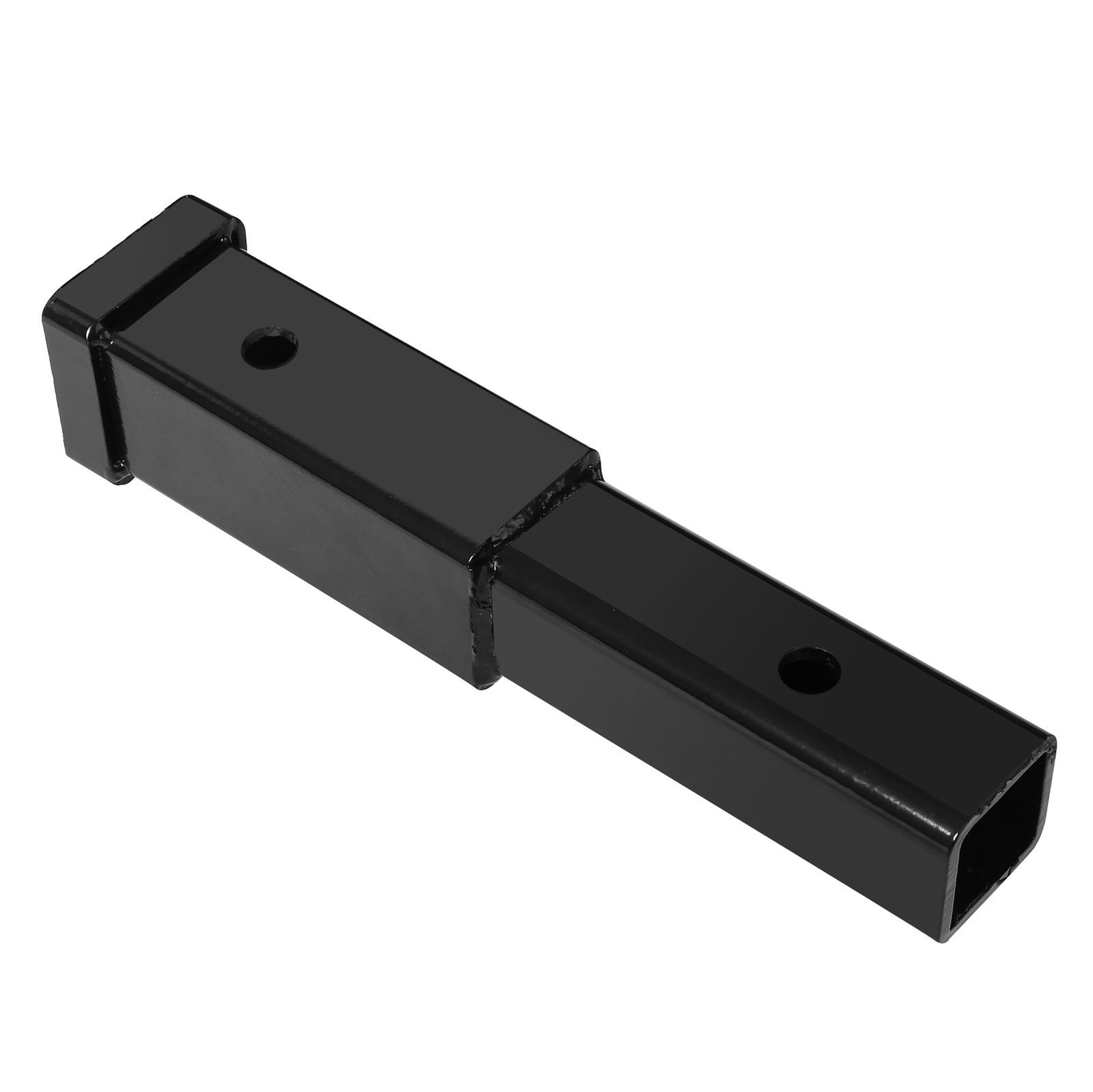 Trailer Hitch Extension 2In Receiver Extender 5/8 Pin Hole 4000Lbs Towing Black
