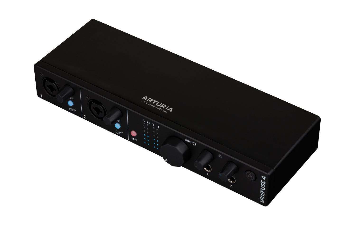 Arturia Minifuse 4 Black 4x4 USB MIDI Audio Recording Interface+Software