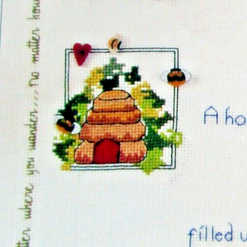 Home For Every Creature Turtle Fish Bees Dog Butterfly CROSS STITCH PATTERN