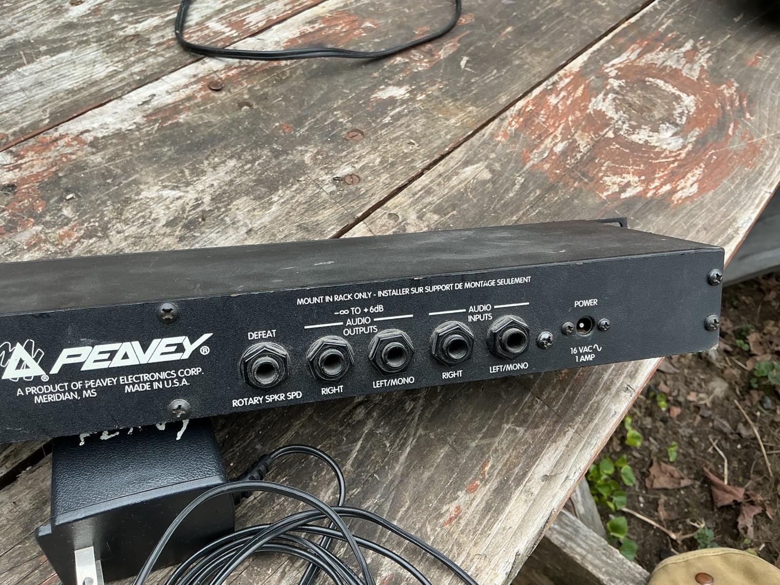 Peavey Deltafex W/O Digital Rackmount Effects Processor & Power Supply TESTED