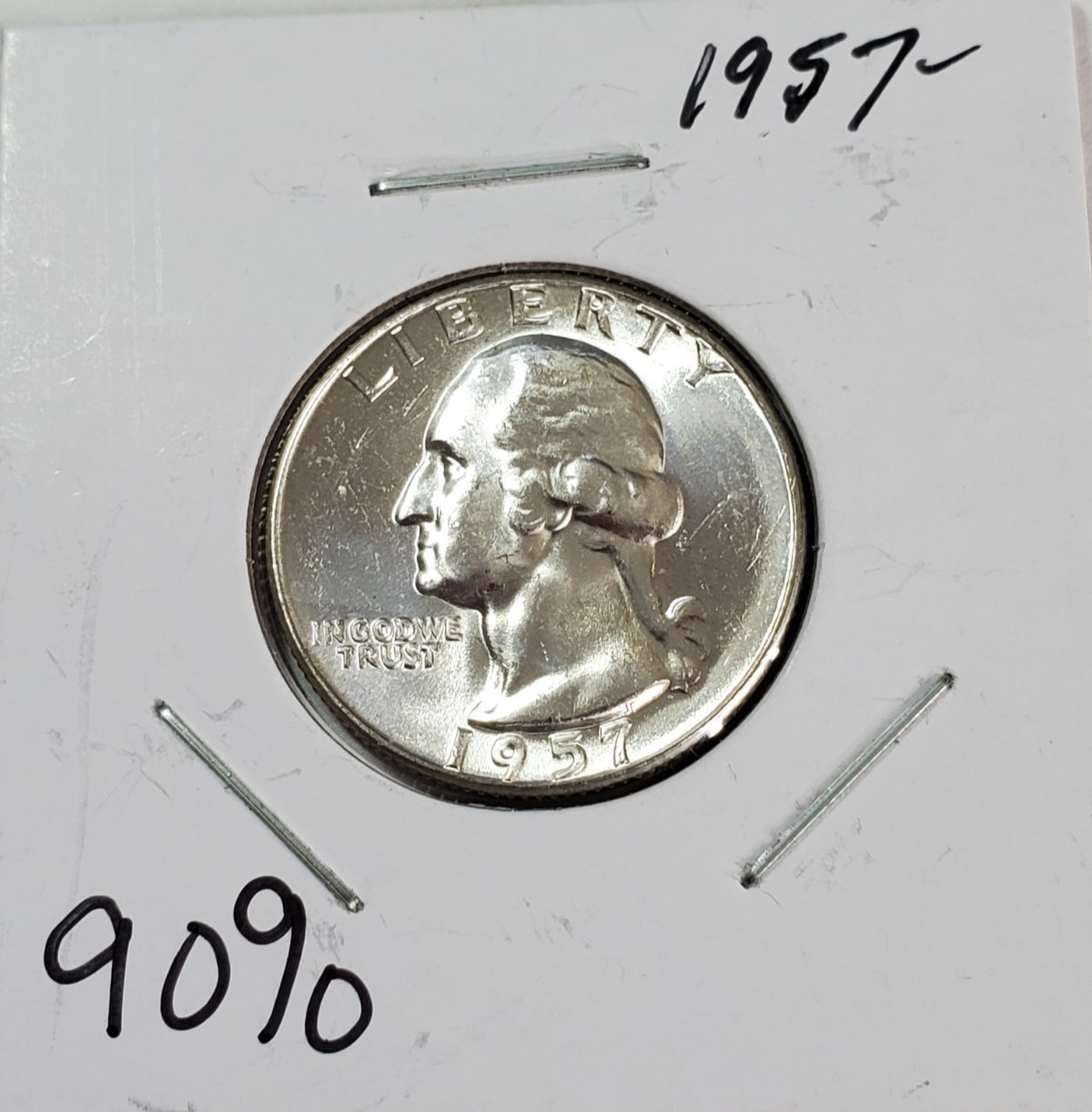 1957 90% Silver Quarter