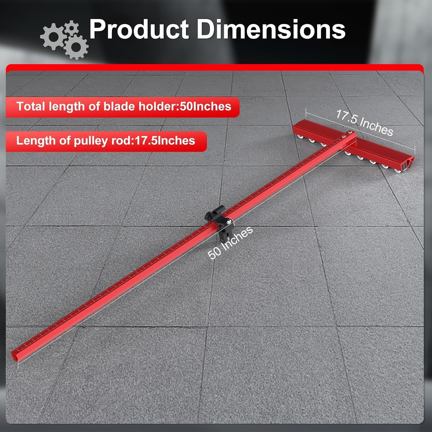 48" Professional Manual Tile Cutter with Pliers & Blades for Ceramic Work