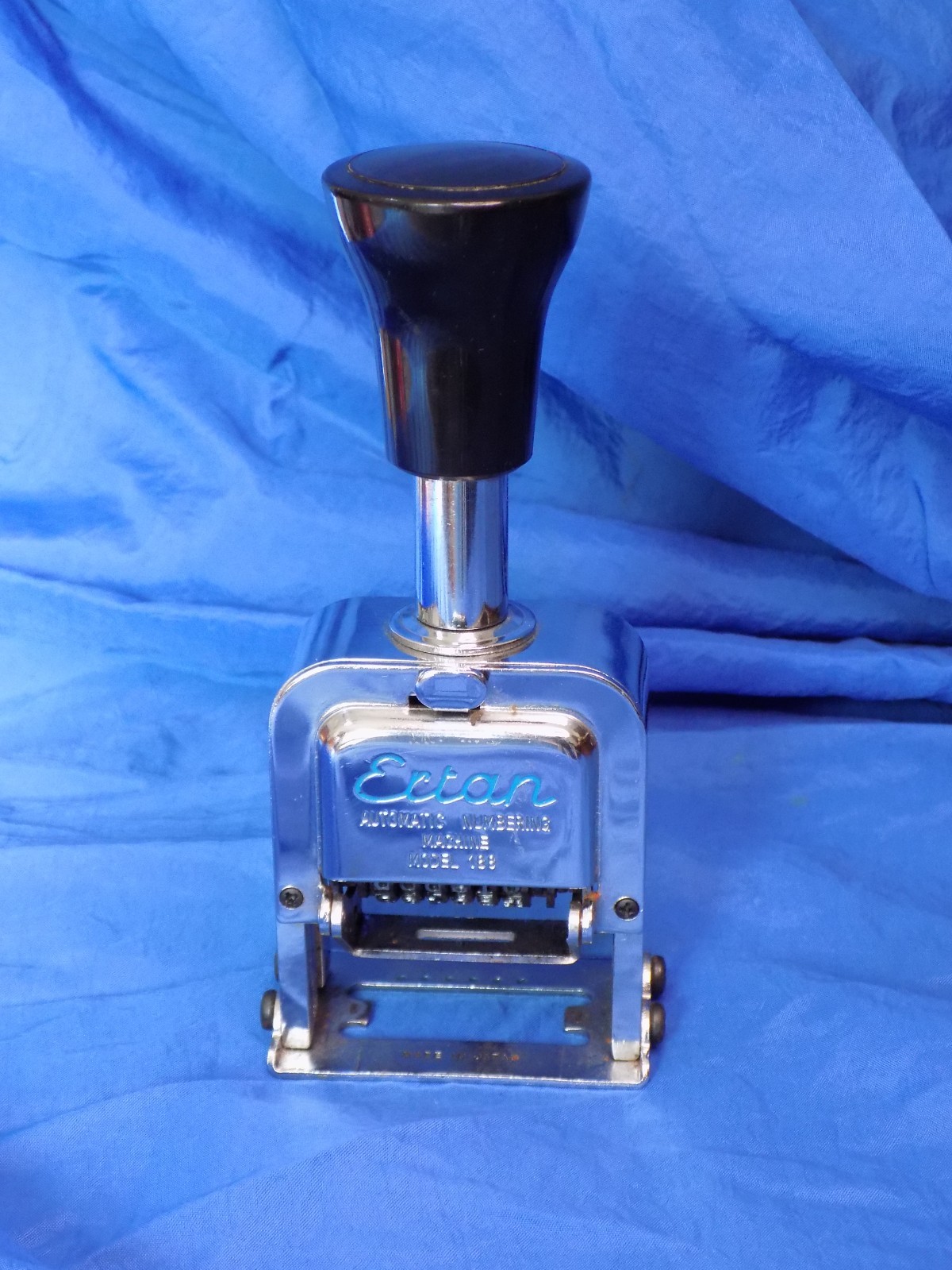 ERTAN Automatic Numbering Machine #188 Vintage Number Stamp