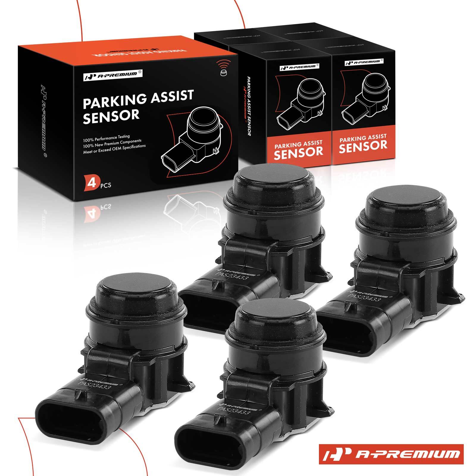 A-Premium 4x Backup Parking Assist Sensor for Chrysler Pacifica Jeep Cherokee