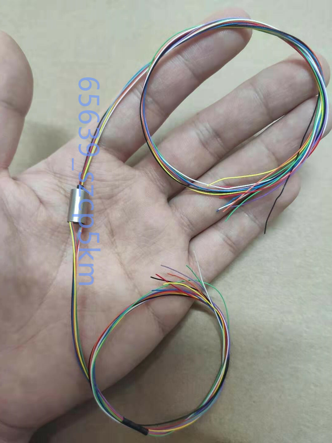 New Miniature Rotating Slip Ring 8 Circuits /Wires*1A OD6.5mm Capsule Slip Ring#