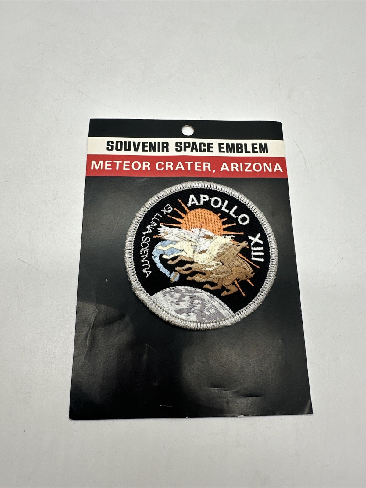 Vtg APOLLO 13 MOON LUNAR Patch (Space Travel Astronaut) (free Shipping)