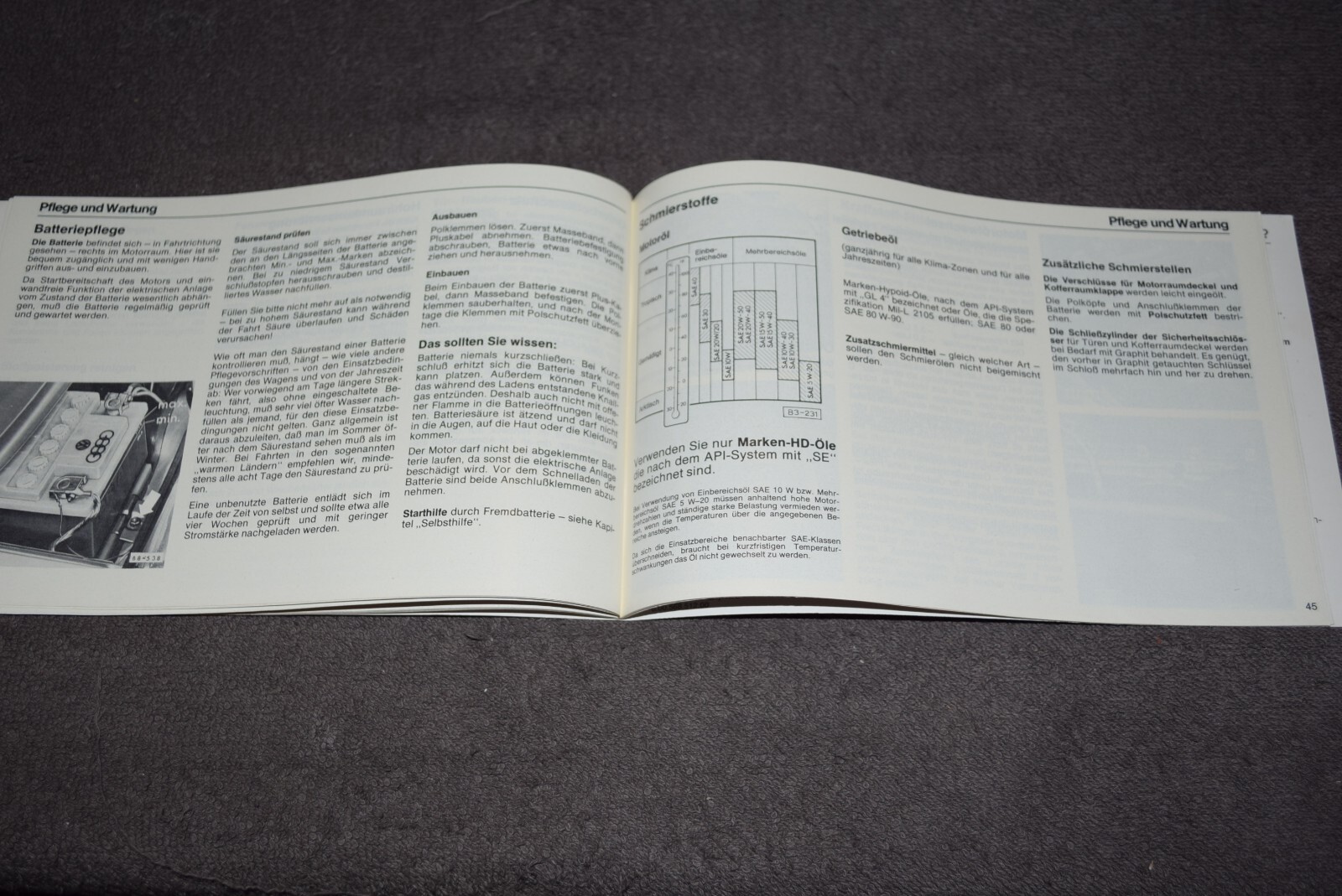Operating Instructions Manual VW Derby I Type 86 Mint/Unused
