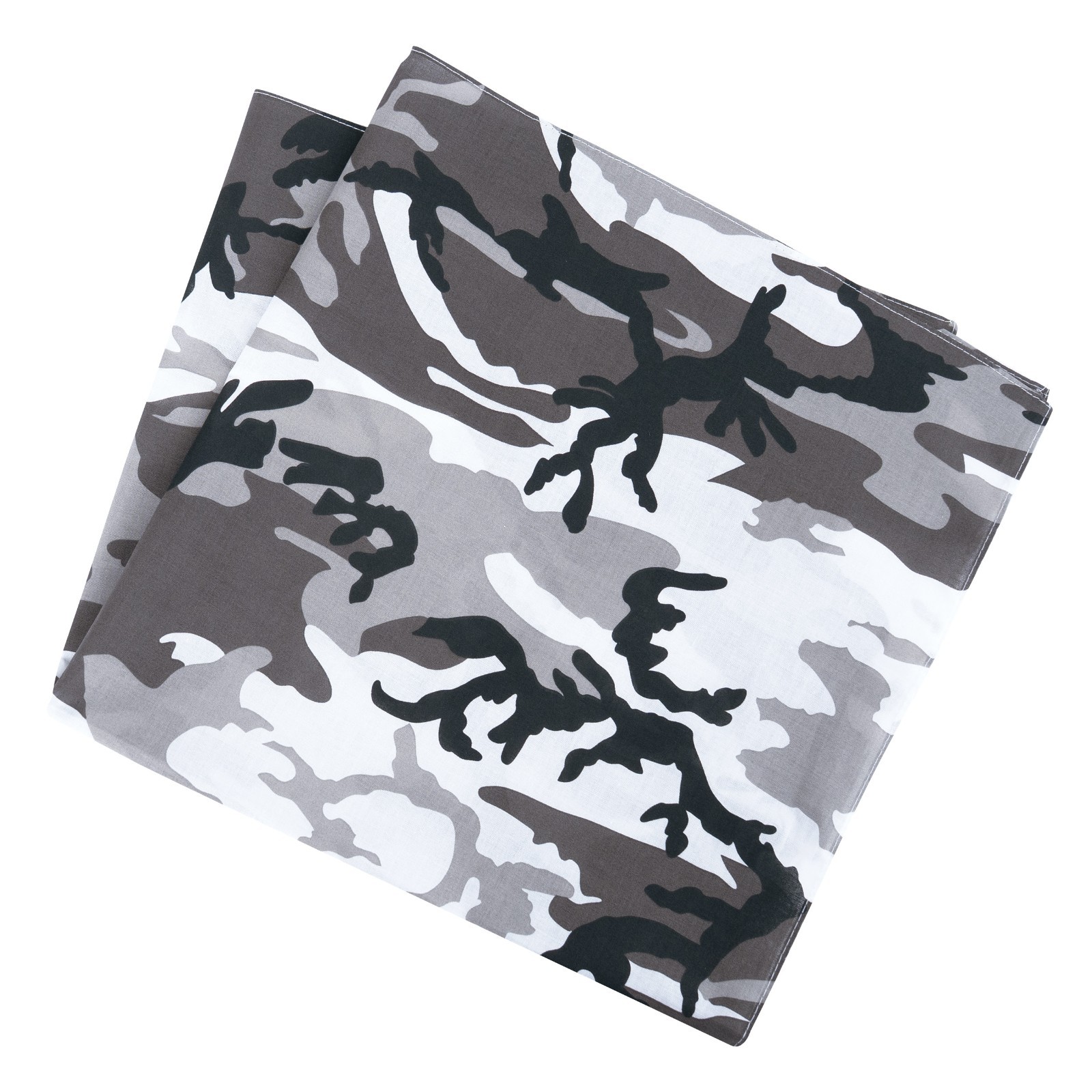 Large New Camouflage City Camo - Military Jumbo Bandana 27 In. X 27 In.