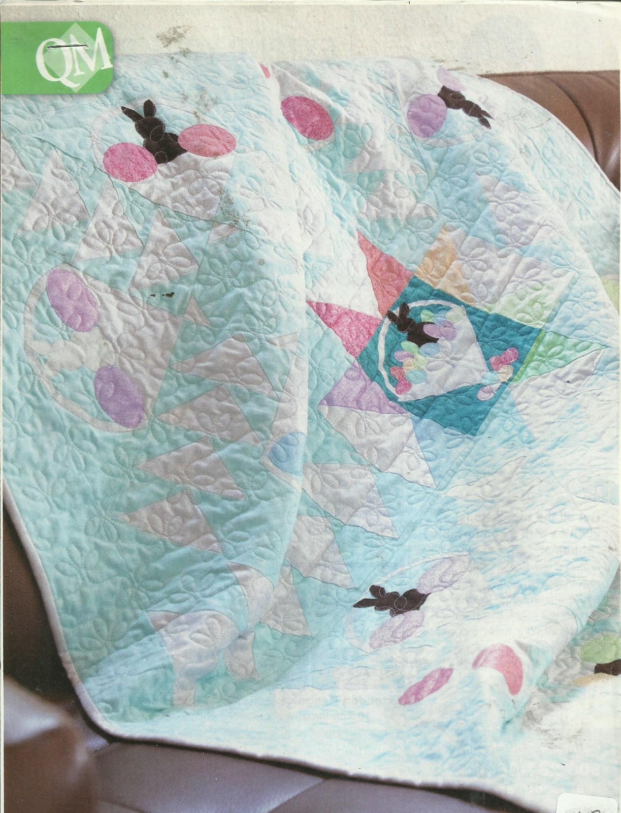 C0179 BUNNY TRAILS   QUILT PATTERN/INSTRUCTIONS