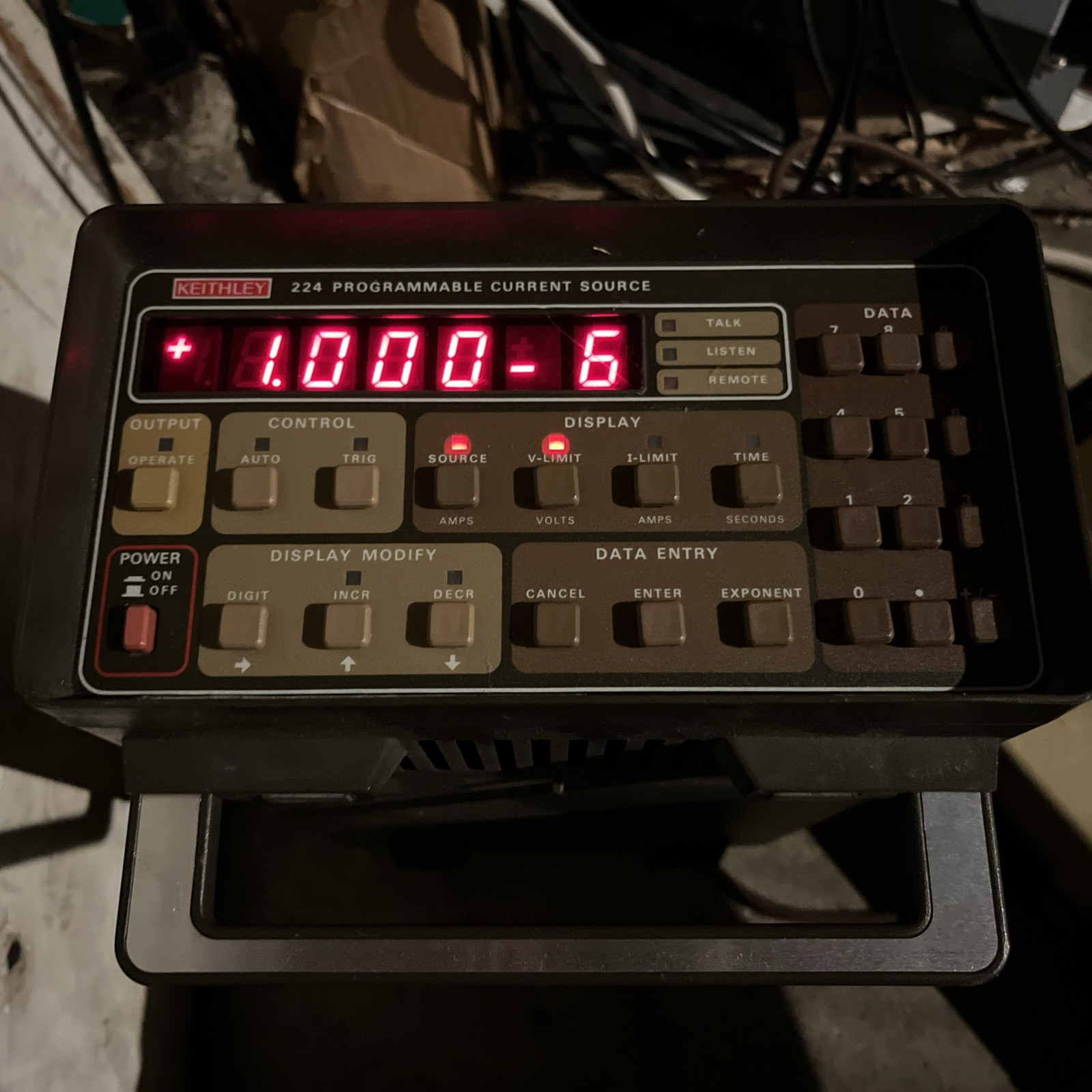 Keithley 224 Programmable Current Source Tested Working