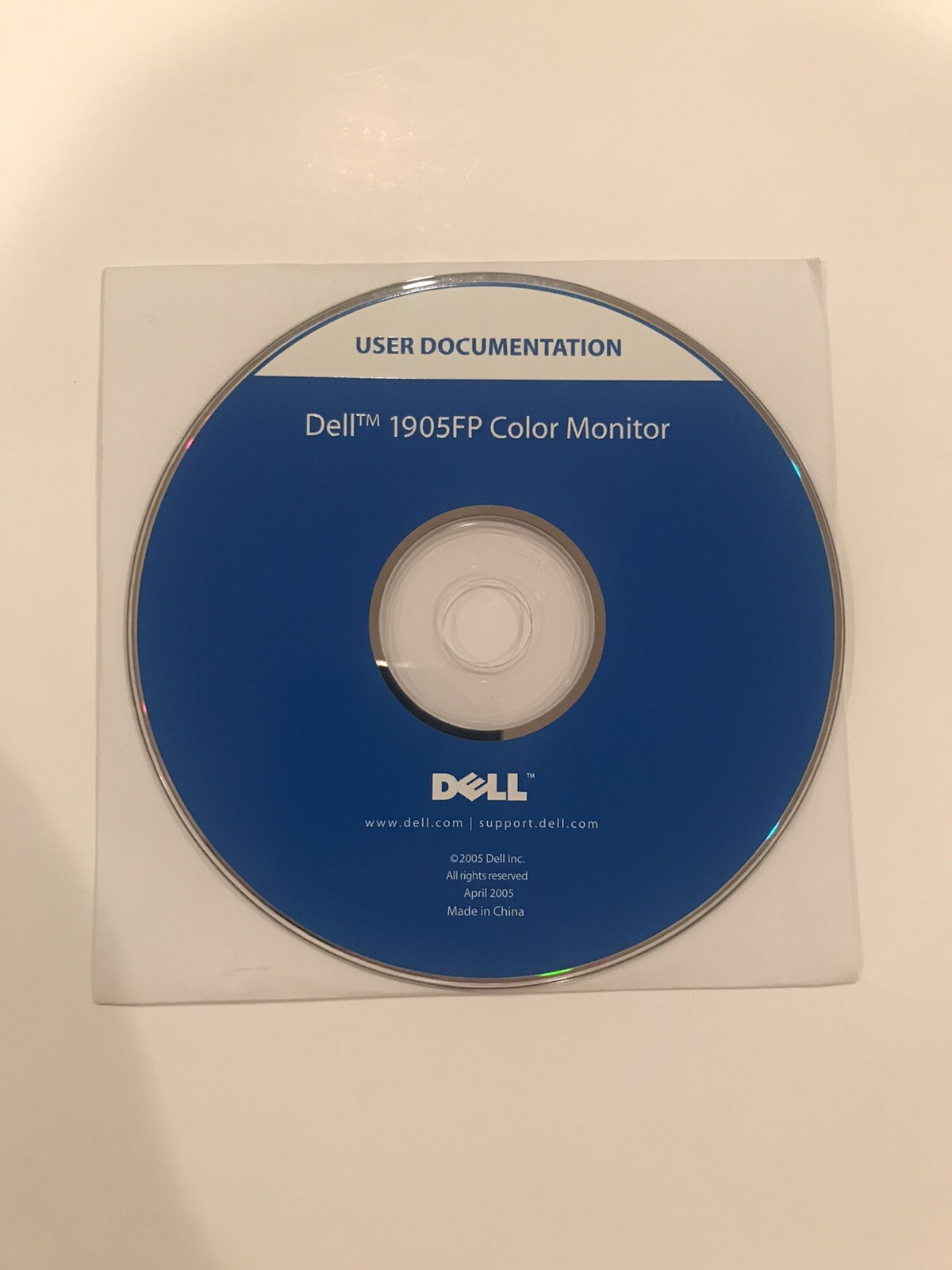 Dell 1905FP Color Monitor USER DOCUMENTATION