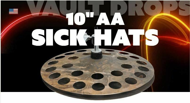 Sabian AA 10” Sick Hi Hat Cymbals/Limited Edition/Brand New-Warranty