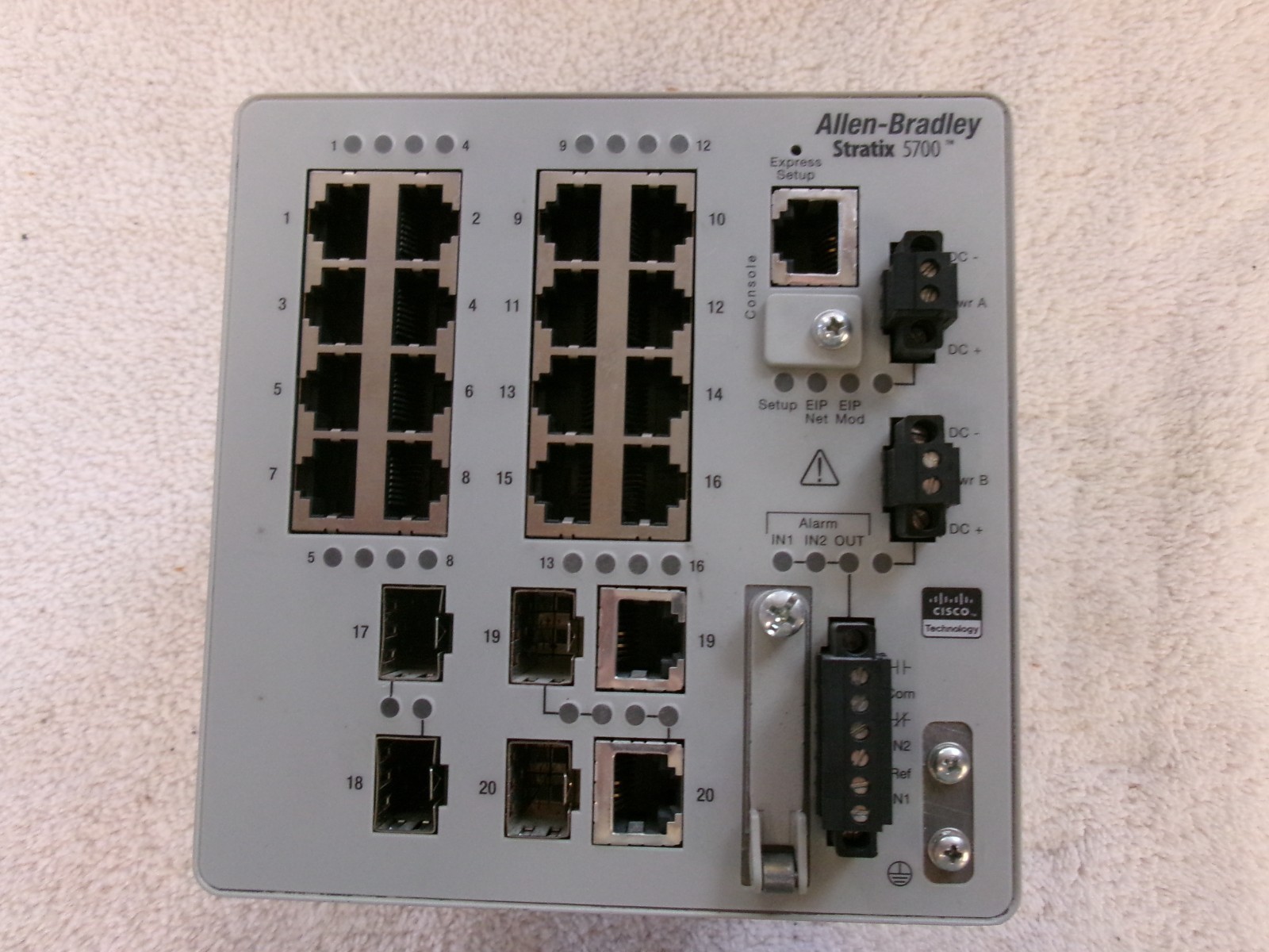 Allen Bradley Stratix5700 Ethernet Switch    1783-BMS20CA