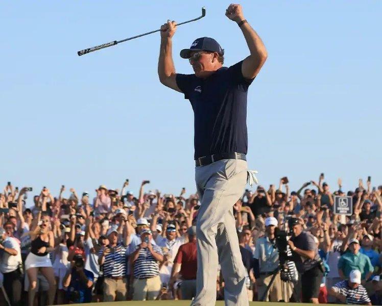 PHIL MICKELSON 2021 PGA Championship Golf Glossy 8 x 10 Photo Poster Man Cave