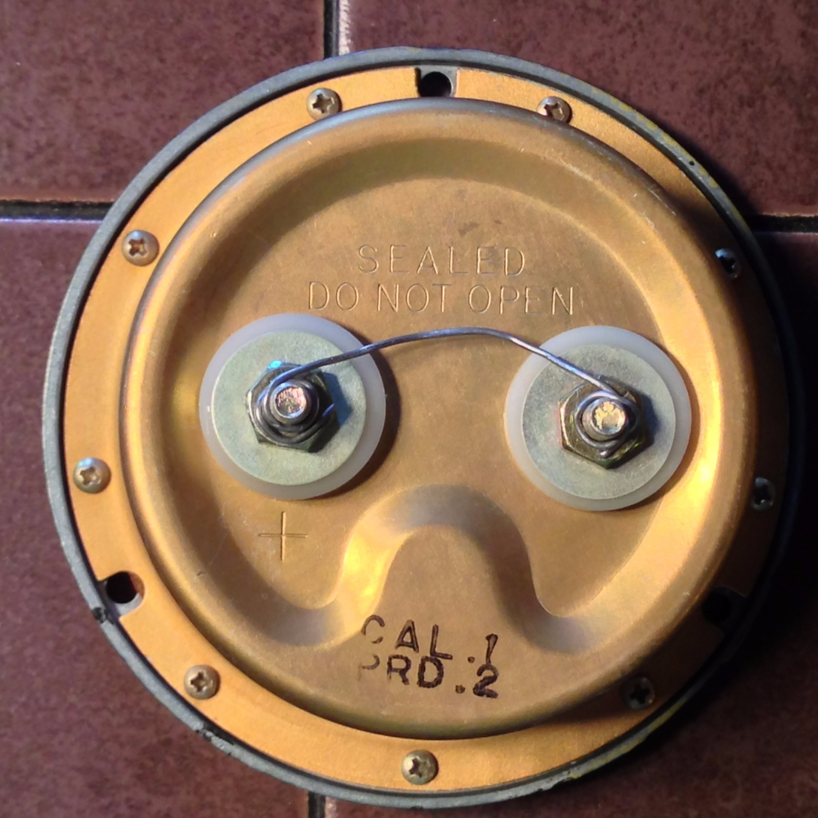 Phastron 2.5" Milliamp Meter, FS=1madc.
