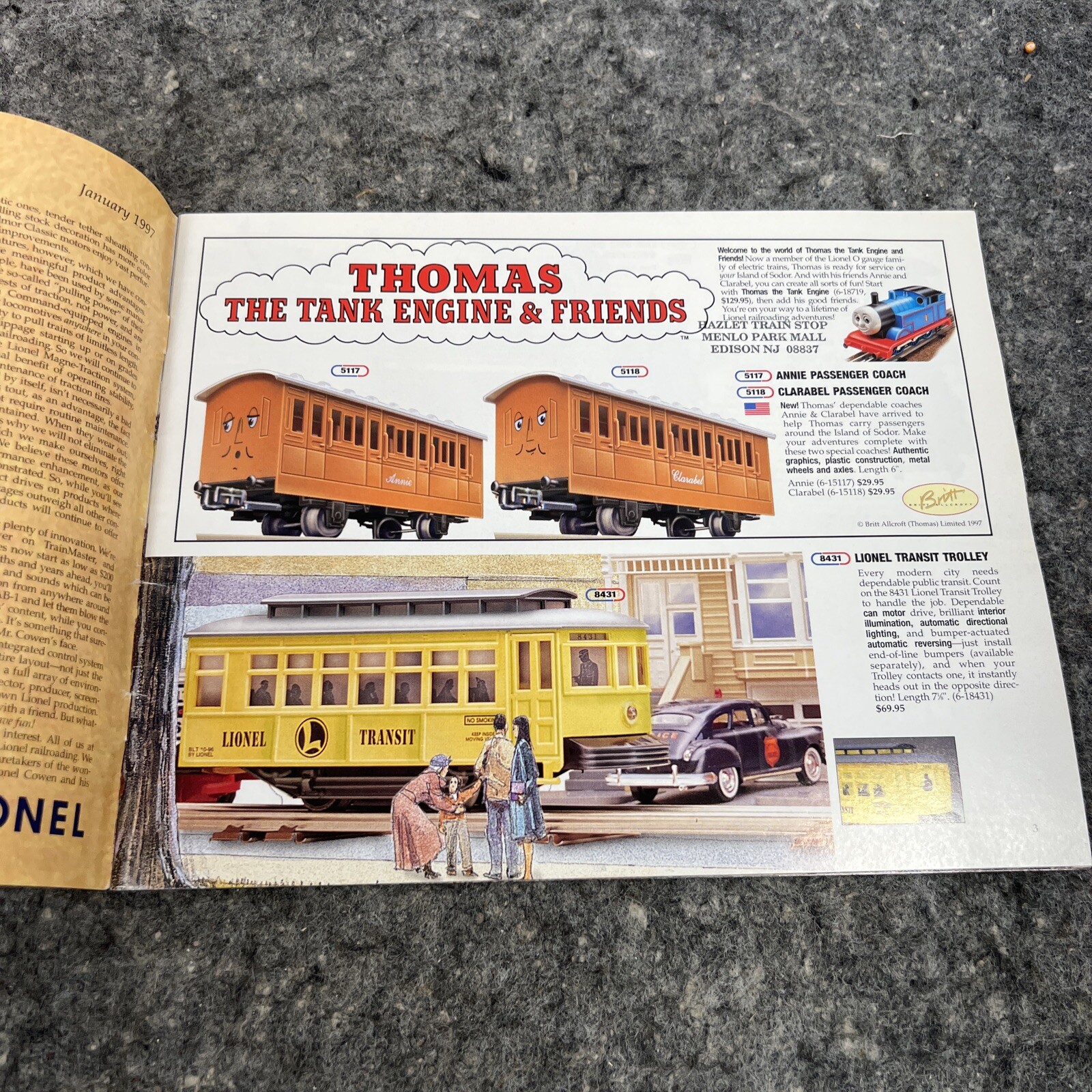 1997 Lionel Classic Trains Catalog